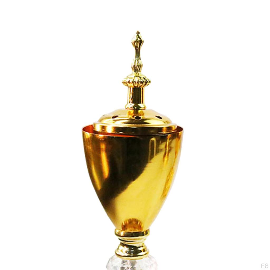 Burner Gold-plated Censer Cone Holder Ornaments Crafts Decor