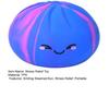 Rainbow Steamed Bun Stress Ball with Steamer Anti-Anxiety Colorful Smiling Dumpling Squeeze Toy Soft Simulated Dough Ball Fidget Sensory Toy