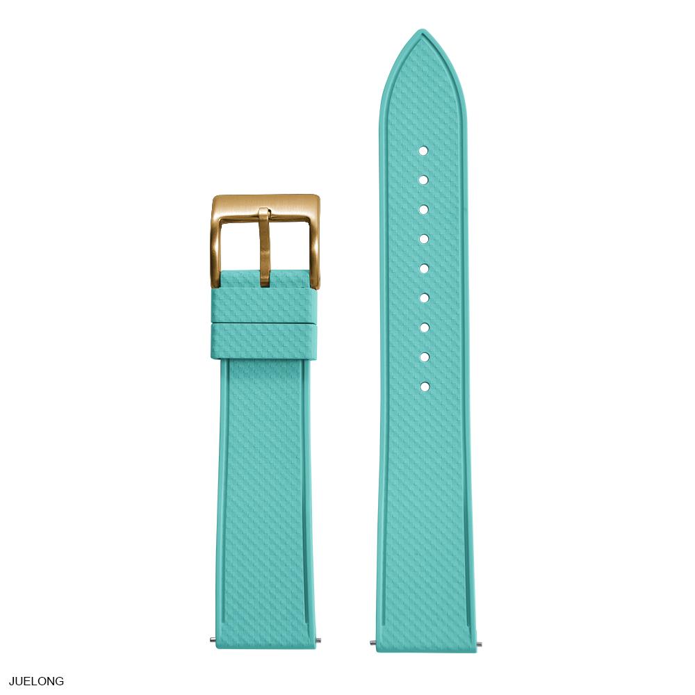 Premium Mosaik FKM Gummi Taucheruhr Armband 20mm 22mm Staubdicht Wasserdicht Schnellverschluss Für Herren Damen Taucheruhren
