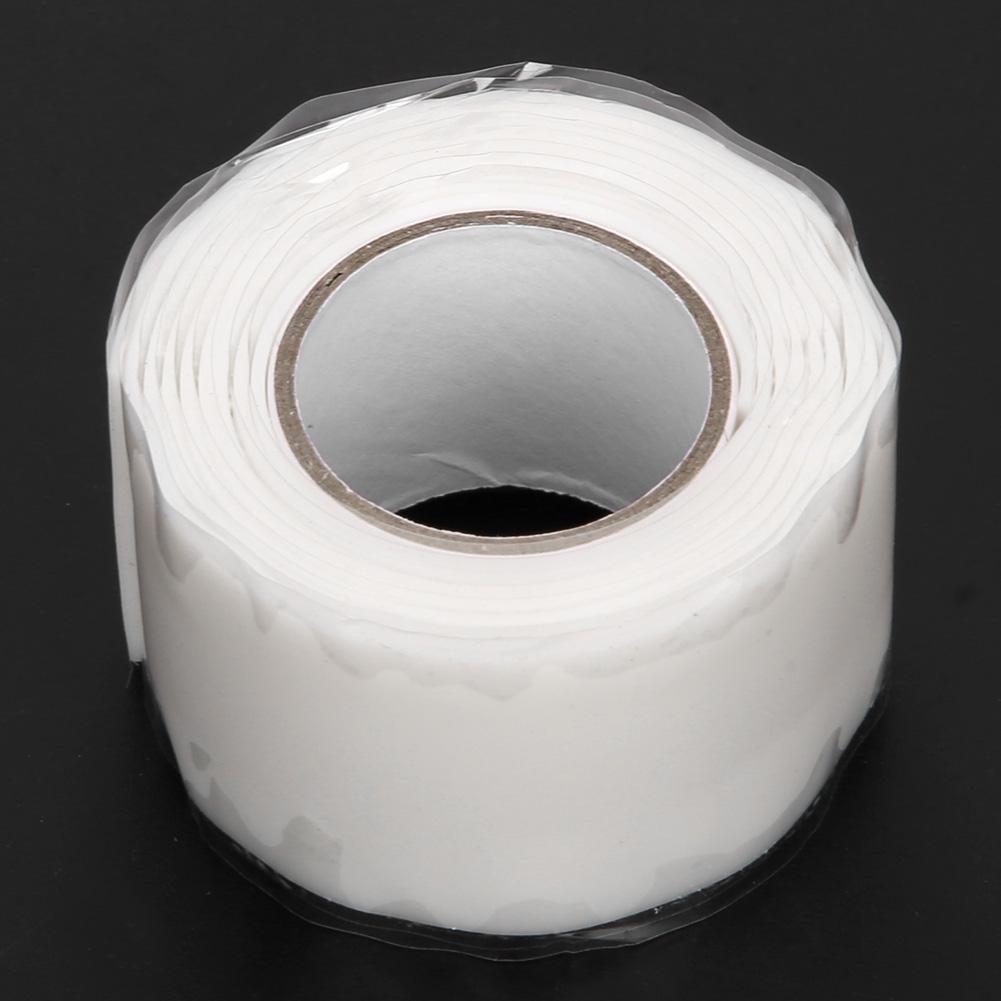 Waterproof Tape Strong Stickiness PVC PPR Pipes Repairing Supplies 1 Meter Length WhiteCelsiusRed