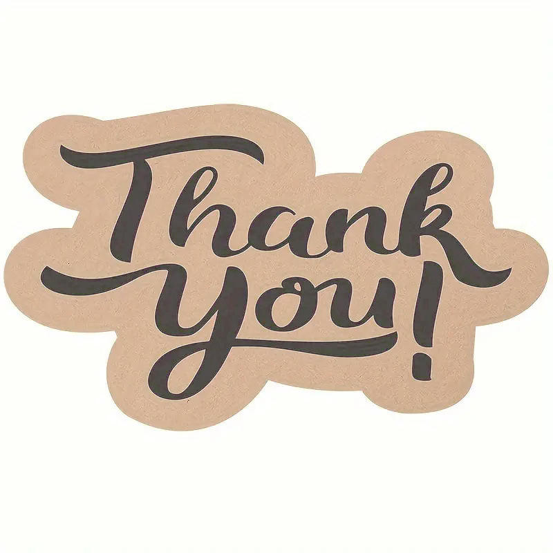 100/50Pcs Unique Thank You Cards Small Business Pink Blue Double-Sided Thank You Cards Unique Package Insert Notes for Gifts