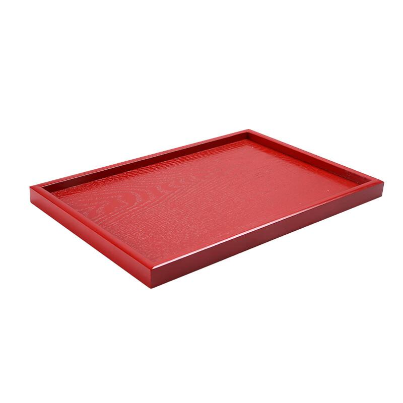 Rechteckiges Holz-Serviertablett im chinesischen Stil