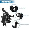 ACROPIX Engine Hood Latch Fit for Toyota Camry - Pack of 1 Black