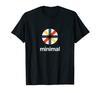 Minimal Techno Music Retro Design Raver EDM Party 90s T-Shirt