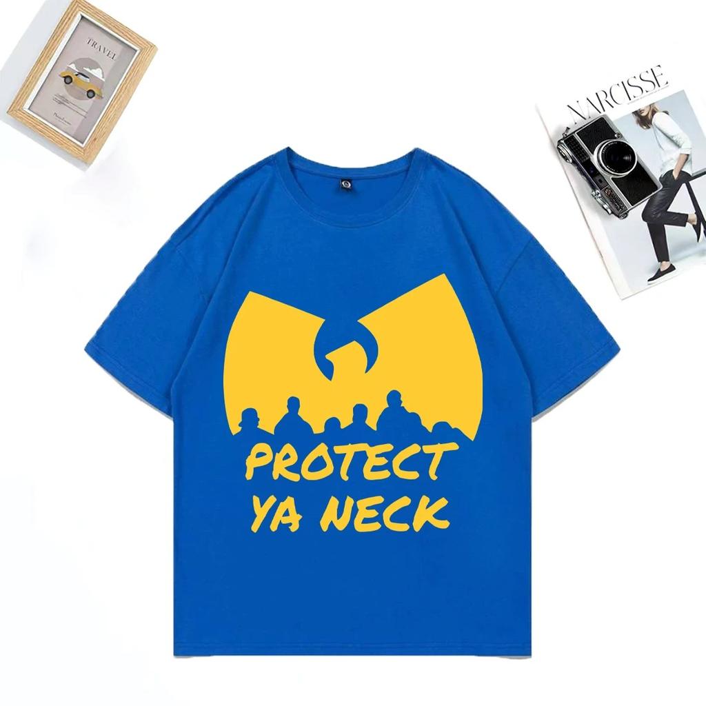 Hip Hop Années 90 Wu Clan T-tangs print T-Shirt Men Women's NEW Streetwear vintage Cotton clothes Tops Casual Oversized t shirts
