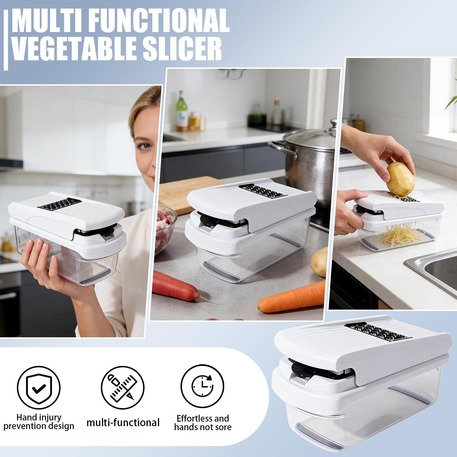 

Многофункциональная овощерезка «все в одном», делающая приготовление пищи легким One Size