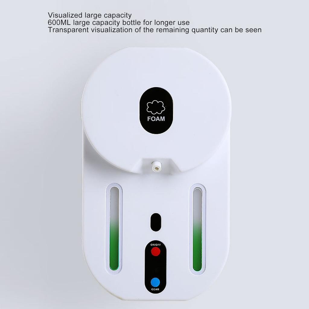 Automatic Foaming Liquid Soap Dispenser Wall Mounted Infrared Induction Hand Liquid Soap Dispenser for Bathroom Kitchen Foam Model