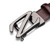 Men's Business Alloy Buckle Head Belt Automatic Buckle Letter Head Layer Cowhide Belt Automatic Buckle High-end Gift Box