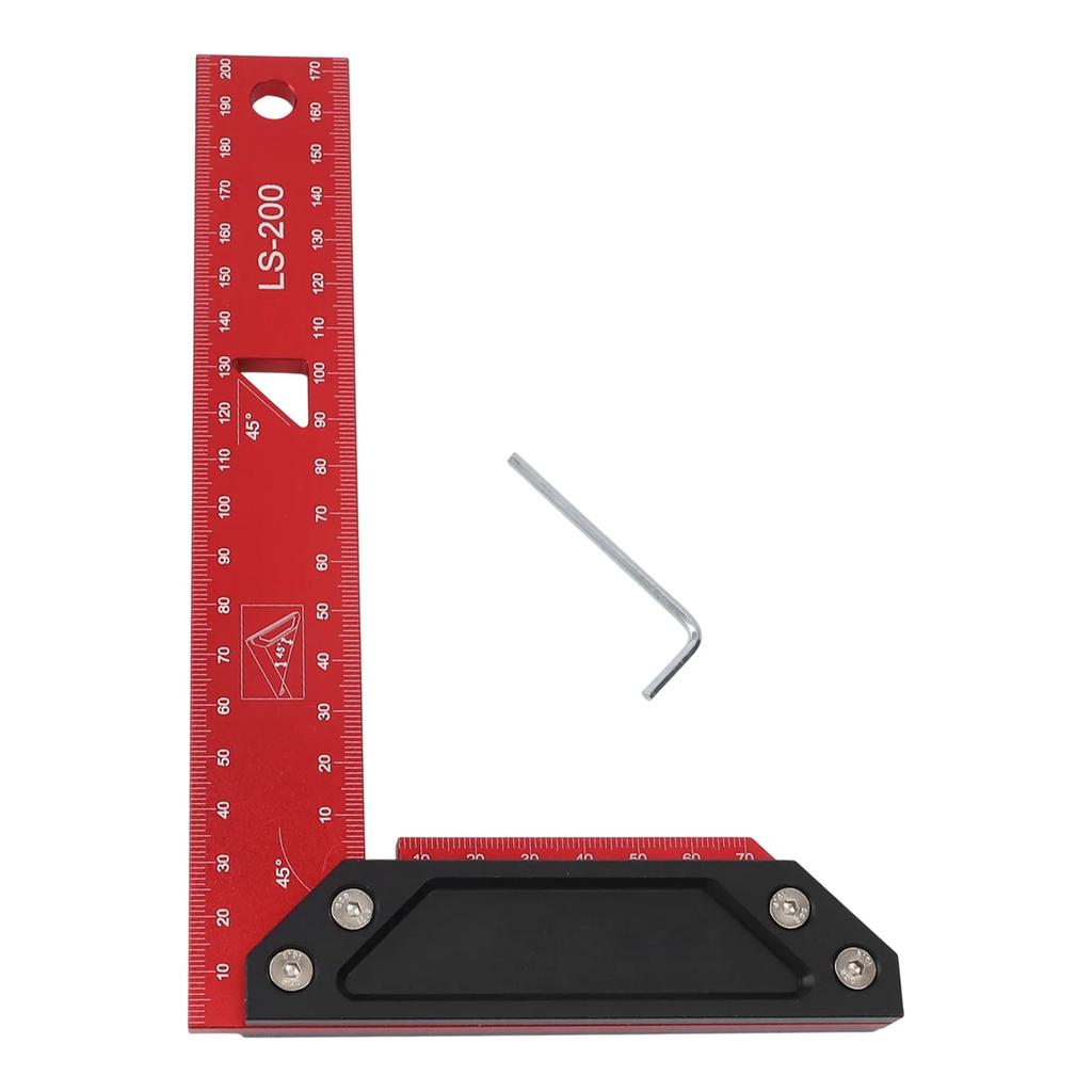 1pc Multi-Angle Measuring Ruler Carpenter Square 45/90 Degrees L Square For Measuring Drawing Accessories