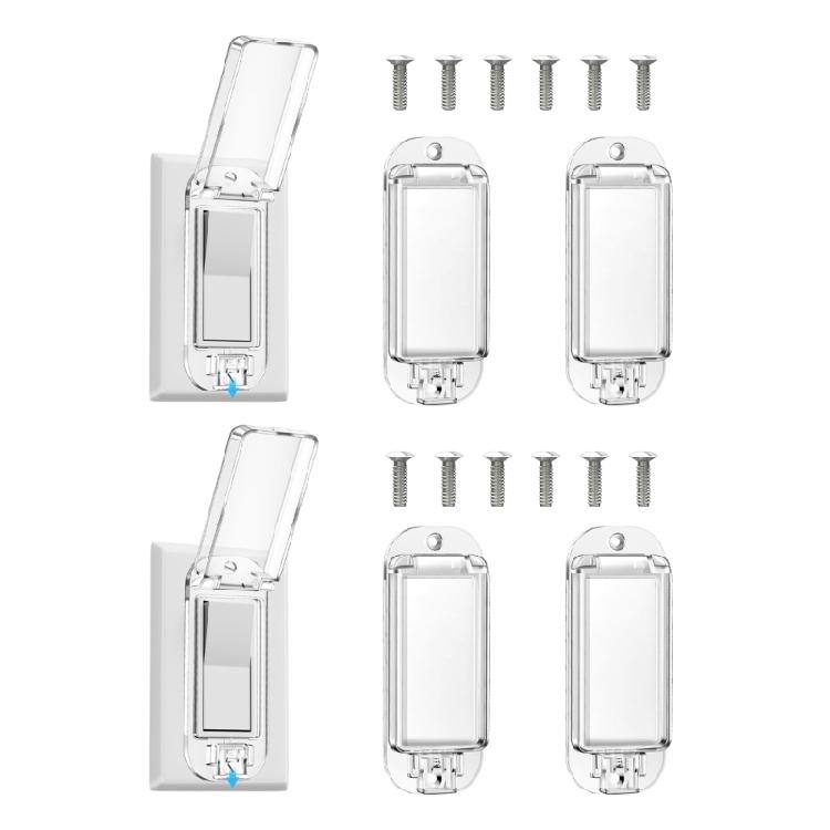 

Child Proof Light Switches Guard Cover Dust Protections Easy Snap Installation Decorative Home Accessory 1