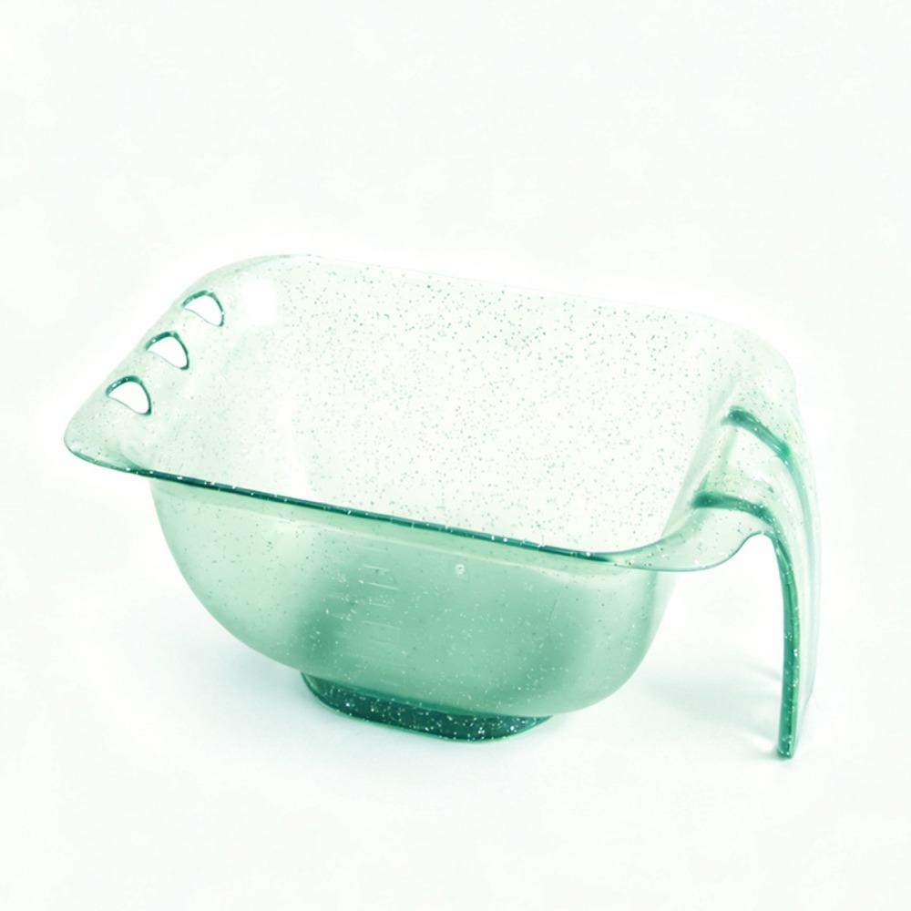 Glitter Color Hair Coloring Bowl Easy To Clean with Scale Hair Dye Mixing Bowl Reusable Large Capacity Hair Dye Bowl