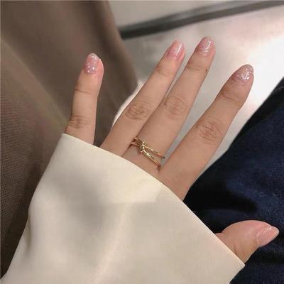 Open Adjustable Korean Knot Ring - Retro, Simple, Niche Design for Index Finger