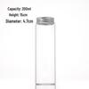47mm Aluminum-Capped High Borosilicate Glass Bottle for Candy, Medicine Capsules, Cordyceps, and Floral Tea Packaging