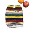 Autumn/Winter Striped Cotton Pet Clothing for Cats & Dogs - Full Print, Four-Legged Design for Small to Medium Pets