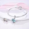 925 Silver Temperature Sensitive Chameleon Fashion Charm Beads DIY Bracelet Necklace Birthday Jewelry Gift