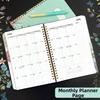 New High Quality A5 2026 Planner Jan.2026 - Dec.2026 Agenda Calendar 2026 Monthly Tabs Weekly and Monthly Academic Planner