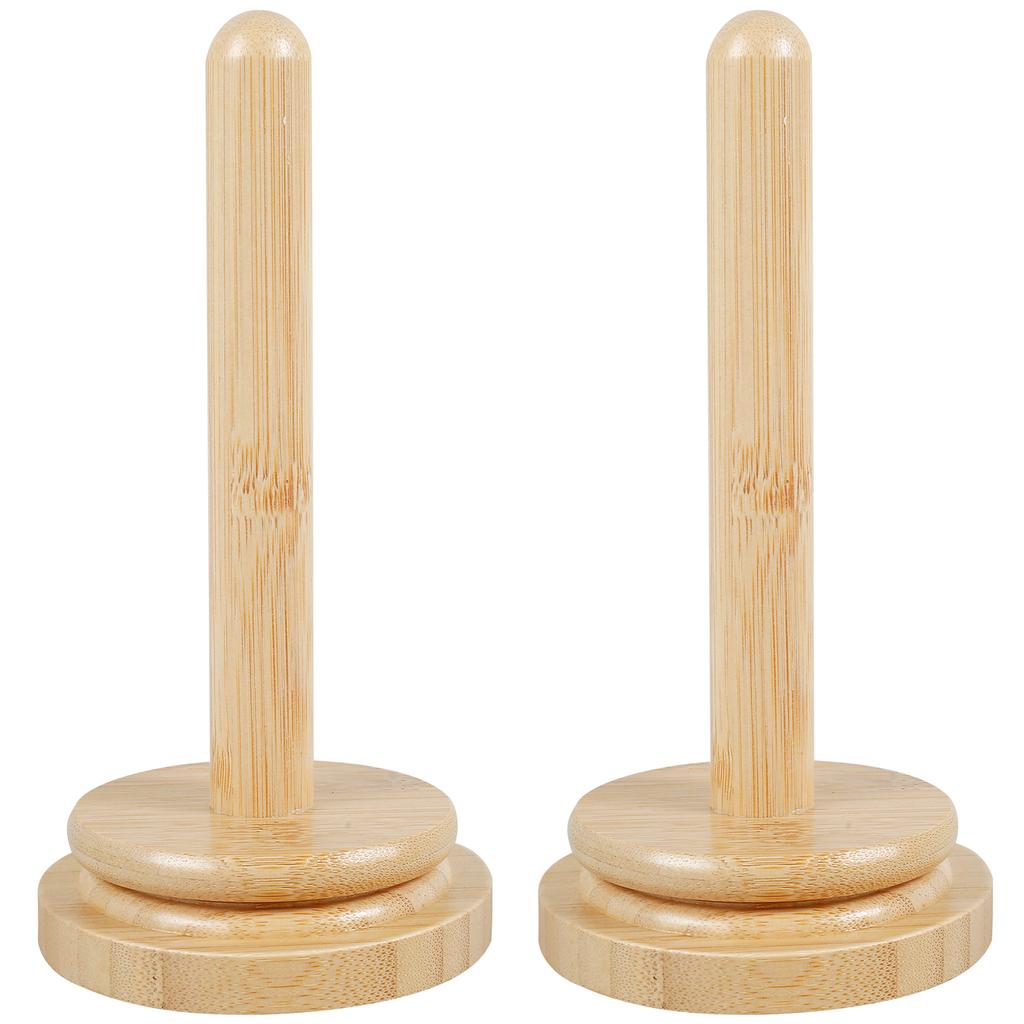 Bamboo Wood Yarn Stand Yarn Spool Storage Stand Home Braided Table Top Rotary Ball Wooden Winder Yarn Ball Holder Dispenser