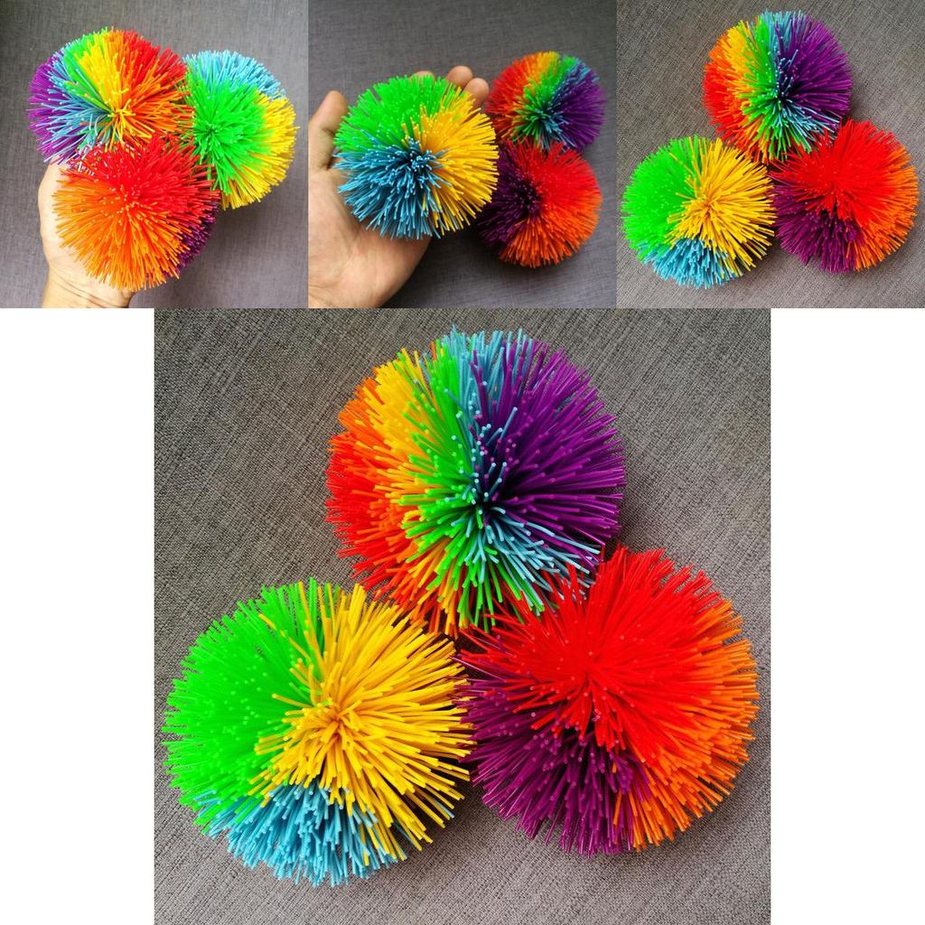 Colorful Silicone Koosh Ball Vibrant Sensory Toy Ideal For Autism And Special Needs
