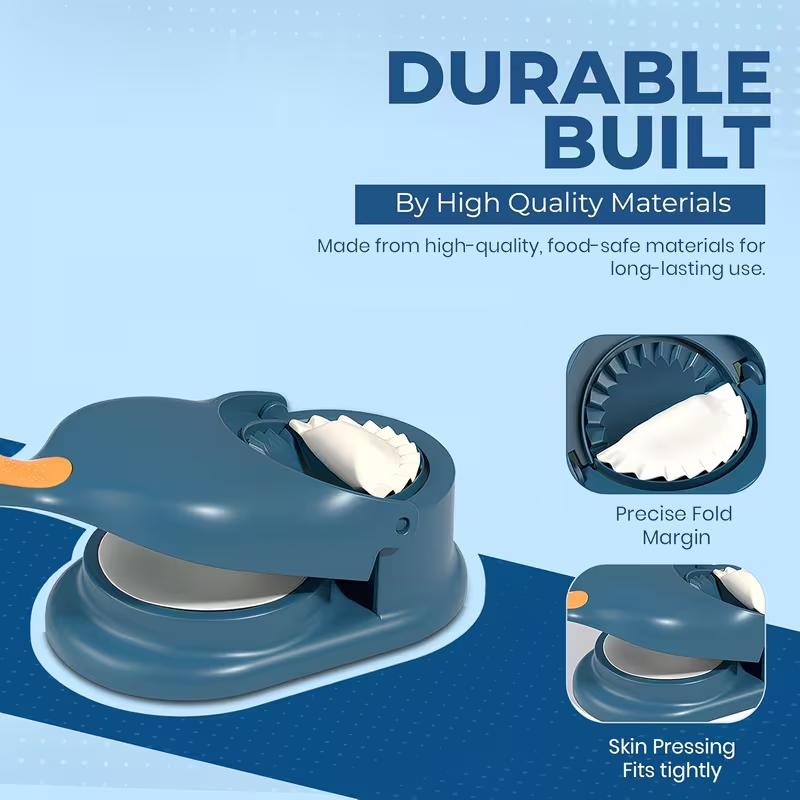 Manual Dumpling Maker Plastic Press Mold Kitchen Tool for Homemade Dumplings Gyoza Empanadas Pastry Wrapper Maker Holiday Cooking Gadget