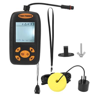 Balık Bulucu LCD Ekran Sonar Sensörü El Tipi Taşınabilir Balık Derinlik Bulucu Kayık Tekne Göl için