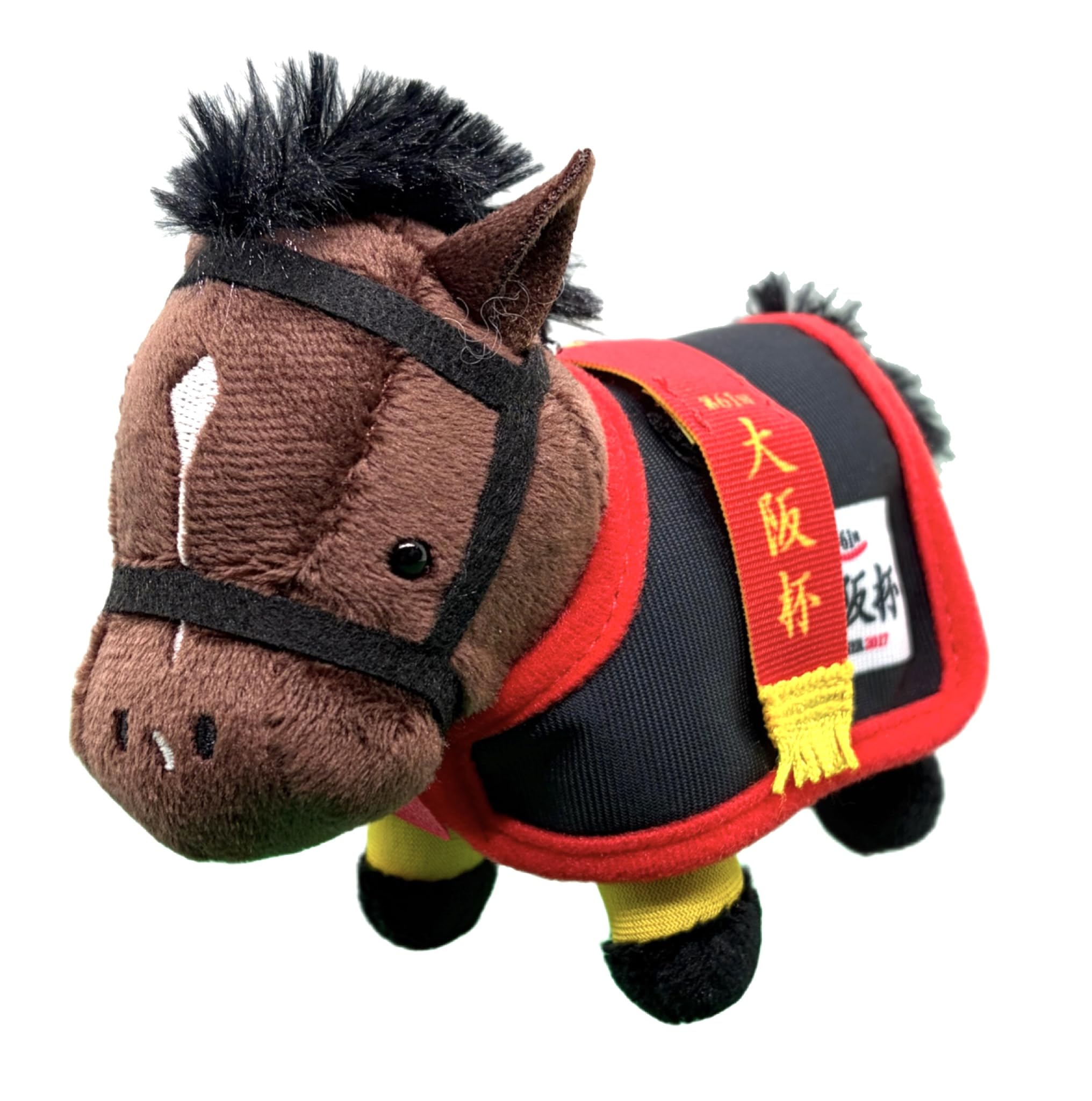 Thoroughbred Collection Horse Blanket Mascot BC4 Approx. 12cm Plush Toy (Kitasan Black)