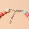 Pet Collar Candy Colors Decor Accessory Multi-color Fashion Dogs Faux Pearls Necklace Loop