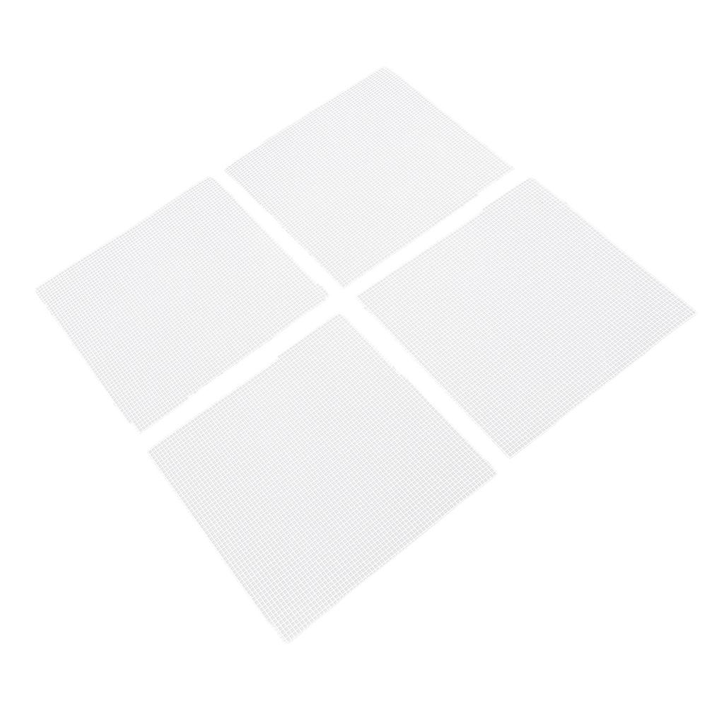 200pcs Flower Pot Mesh Pad Breathable Prevent Soil Leakage Drainage Plant Pot Bottom Grid Mat for Ceramic Planter
