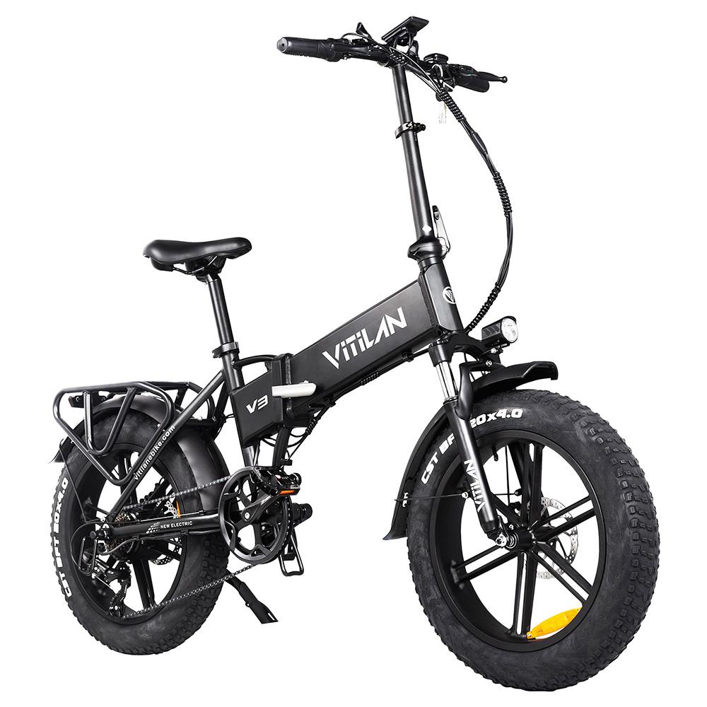 Bici elettrica Vitilan V3, Pneumatici Fat da 20*4'' Motore