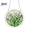 Garden Decorative Suncatcher Acrylic Puzzle Suncatcher Stained Glass Style Window Hanging Sun Catcher Panel DIY Colorful Art Jigsaw for Home Decor