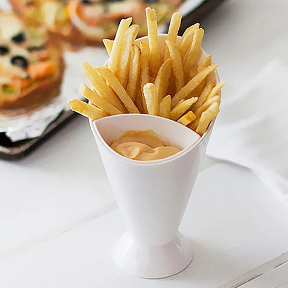 Slanted Snack Cup Plastic Dessert Plate Durable Vegetable Salad Cup Home