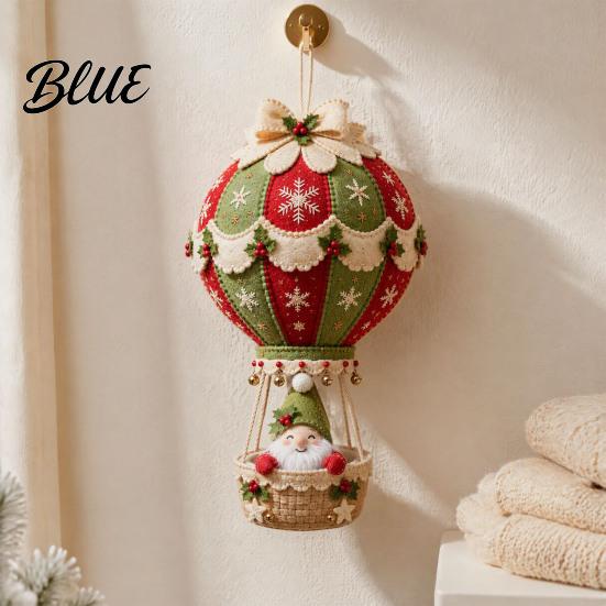Progetti di Cucito in Tessuto Palloncino ad Aria in Feltro 3D Natale Caldo per Adulti Kit Fai da Te Ornamento da Appendere