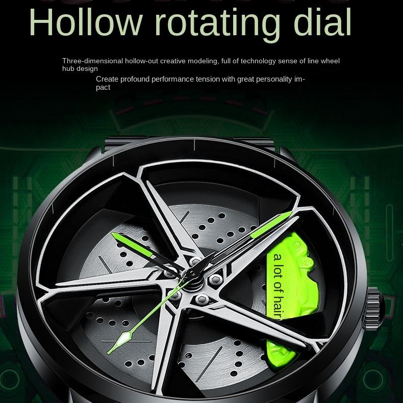 Ceas SVJ pentru bărbați Ceas cu butuc de roată autentic de calitate superioară, scobit tridimensional, 488 de șublere Tabel modificat forjat