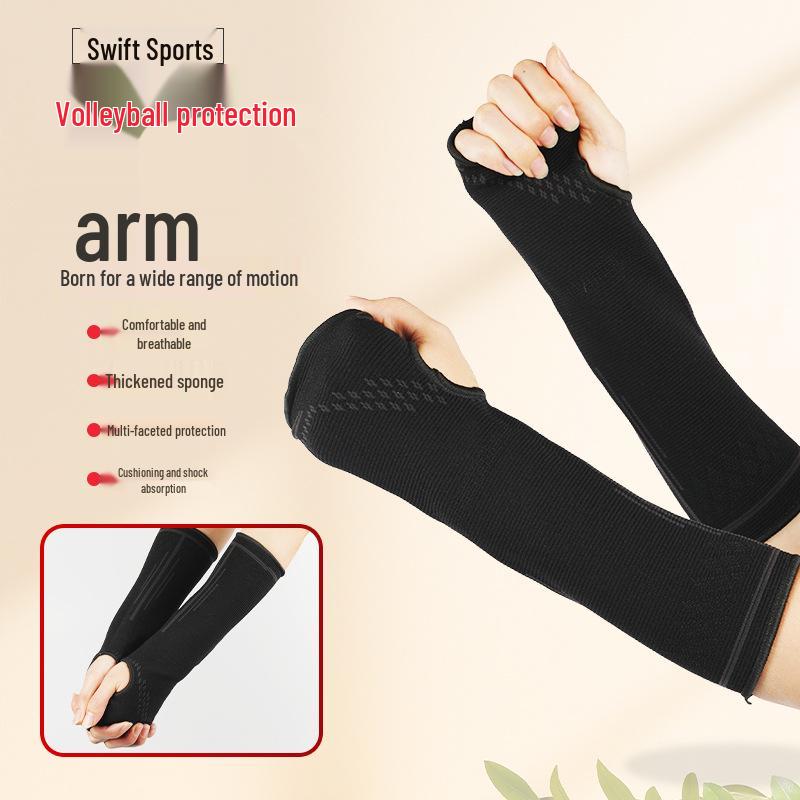 Volleyball Elbow Pads & Wrist Guards - Unisex Protective Gear for Tennis, Training, Sports, and Fitness Large