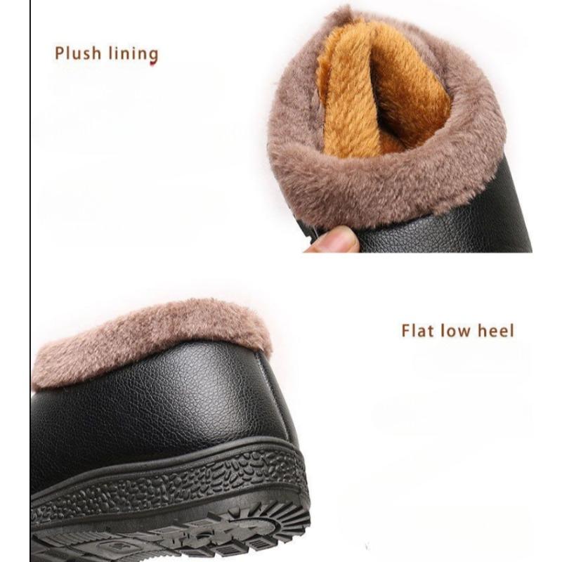 Pantofi de bumbac pentru femei, iarnă, frig și cald, plus catifea groasă, pantofi impermeabili, antiderapanți, pantofi de bumbac pentru mamă, pantofi pentru femei, pantofi casual