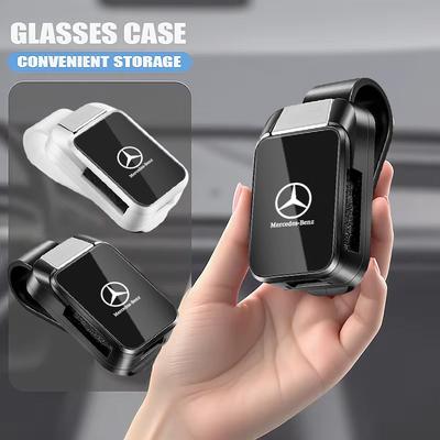 Car Glasses Clip Sun Visor Automotive Sunglasses Holders For Mercedes Benz W176 W166 W211 W204 CLA W205 CLS GLA Car Accessories