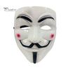 Unique Halloween Accessory Man Face Mask, Adjustable Elastic Strap Costume Full Stylish Festival Mask Anonymous Guy for Hip Hop Dance Parties Cosplay