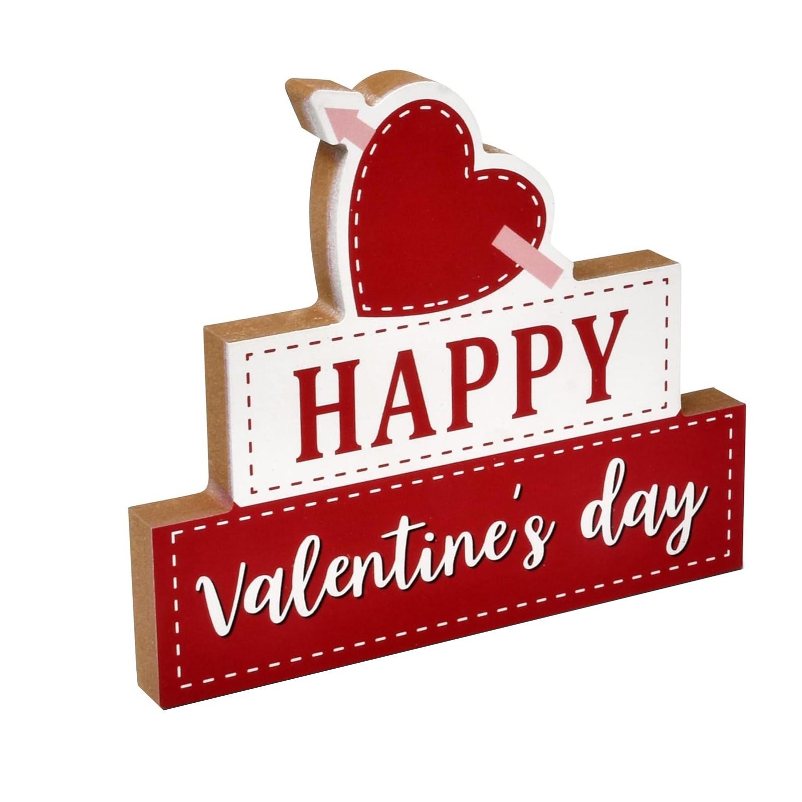 

Прикраси до Дня святого Валентина Дерев яна прикраса для дому Ручна робота Подарунок Настільні прикраси до Дня святого Валентина One Size