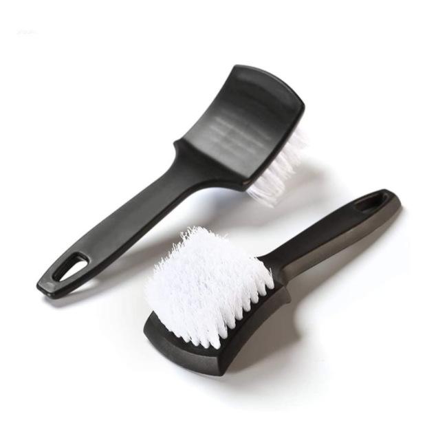 Hot-Selling Curved Bristle Brush for Car Tires, Wheels, Engine, and Floor Mats