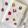 500Pcs/Roll Q Ladybugs Kids Rewards Stickers - DIY Scrapbooks Album Decor Sealing Label Decals