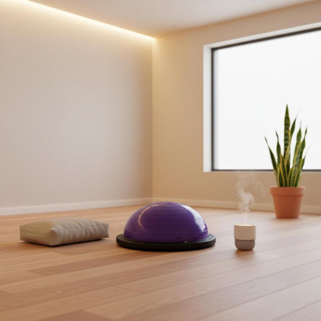 Balance Exercise Half Ball Non Slip 60cm Fitness Dome for Pilates Yoga Joint