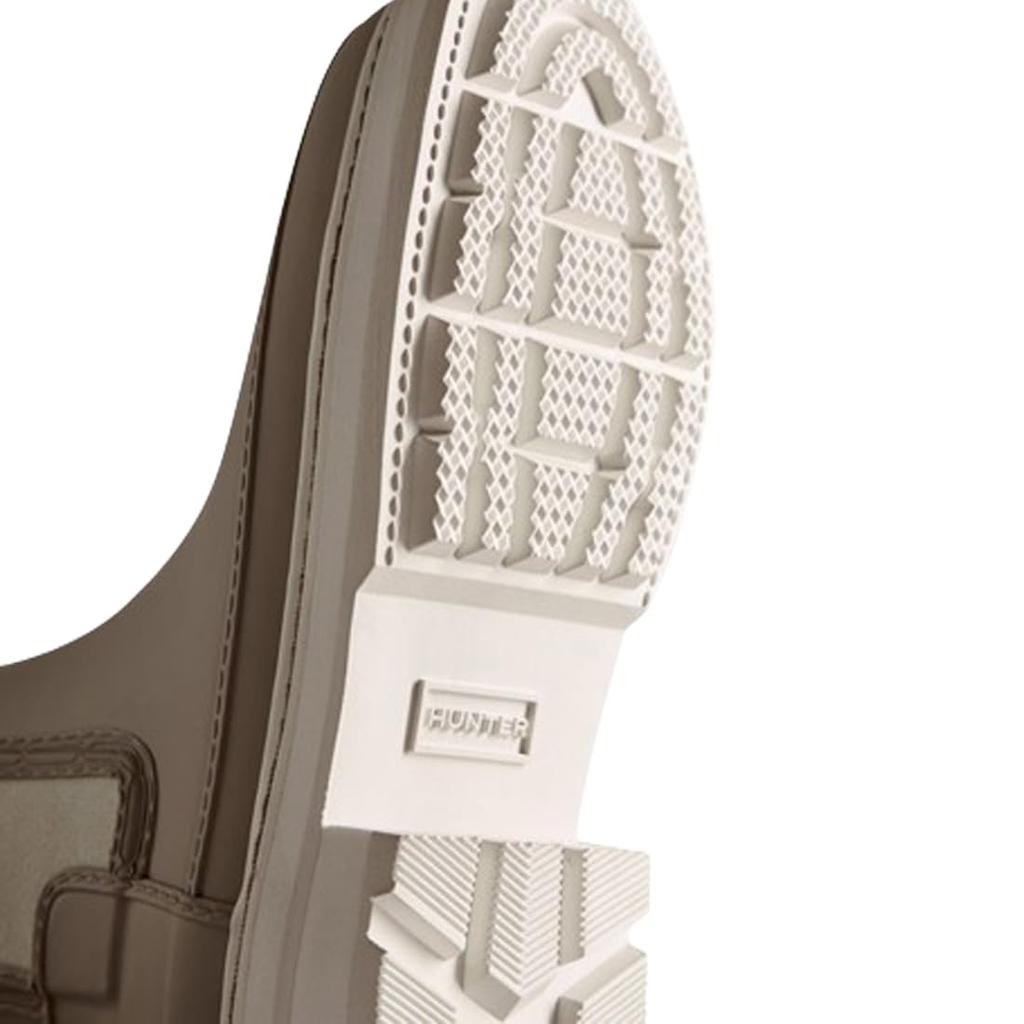Hunter Chelsea Stitch Side Regen REF STITCH US6 Damenstiefel, Detail, Kurz, Gummizug, Stiefel, DETAIL, WFS2100RMA, Skkiming_Stone, (23,0 cm) [Gebraucht]