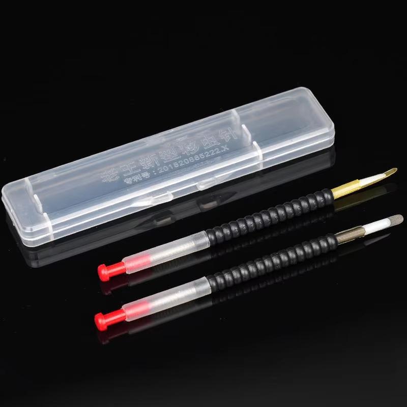 2Pcs Queen Bee Larvae Transfer Needle Spring Retractable Grafting Plastic Tools Beekeeping Queen Bee Beekeeper Equipment