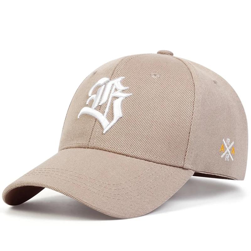 Unisex Gothic Letter Embroidery Baseball Caps Spring and Autumn Outdoor Adjustable Casual Hats Sunscreen Hat Sports Golf Cap