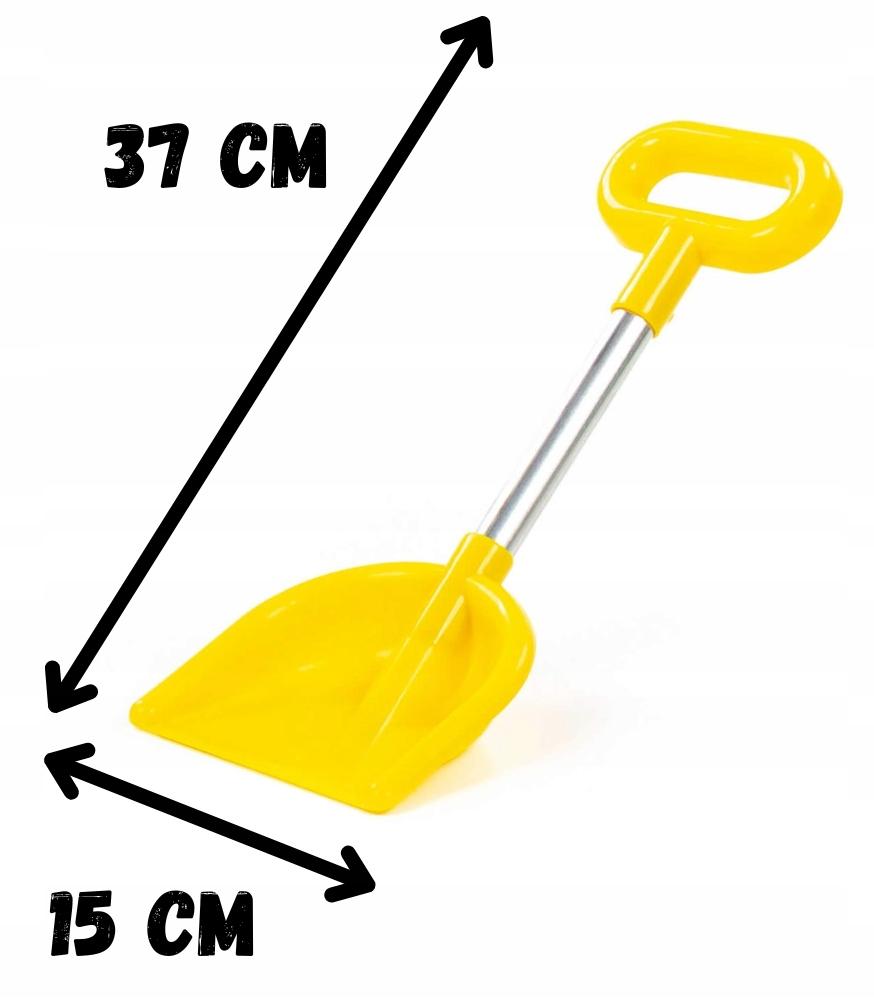 Megadidi Łopatka Do Piasku Na Plażę 37 Cm Solidna Aluminiowy Trzonek