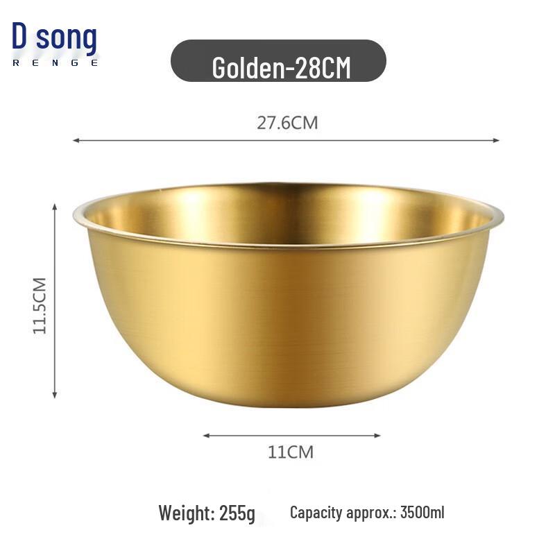 Renge 5-Piece Stainless Steel Mixing Bowl Set with Scale Mixed Sizes (up to 28cm)