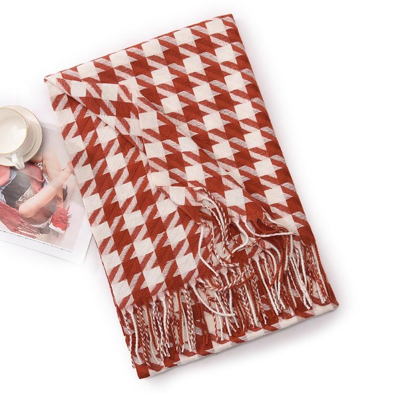 

Модный мягкий мусульманский однотонный зимний хиджаб с кисточками, новый дышащий хлопковый эластичный шарф премиум-класса для женщин 190x68cm