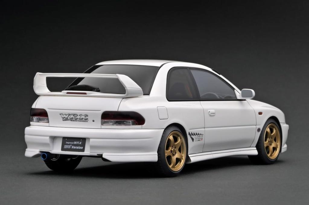 ignition model SUBARU Impreza WRX Type R STi Version V White Finished Product IG3553 1/18 (GC8)