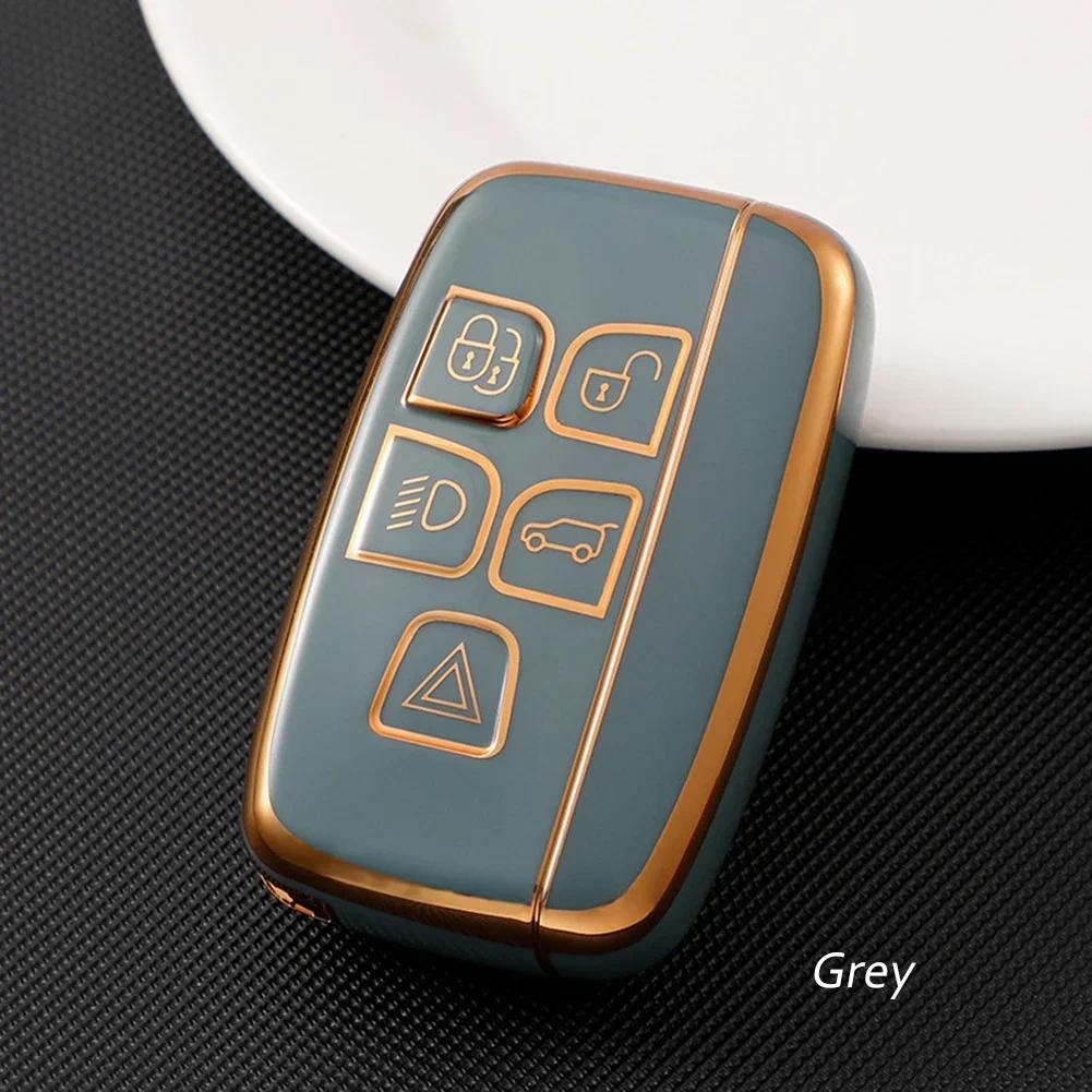 New For Jaguar XF XJ XE XJL XF TPU Car Remote Key Case Cover Holder Shell For Land Rover Range Rover Sport Evoque Freelander