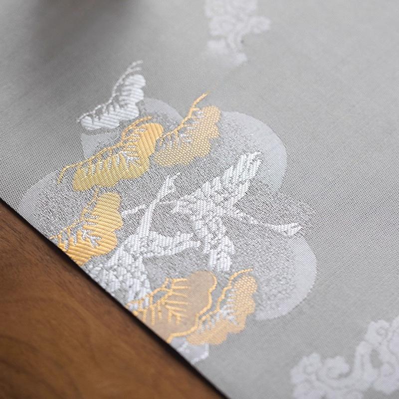 Dry brew tea banquet thickened brocade tea tablecloth cushion Chinese zen teacup mat tea ceremony accessories