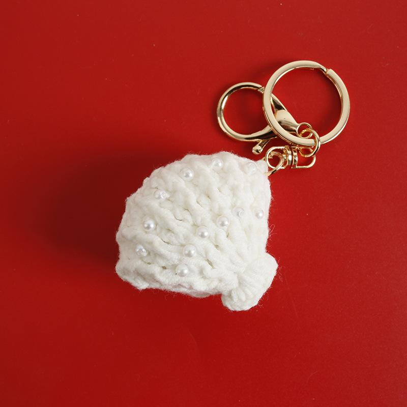 Ocean Series Animal Doll Crochet Keychain Handmaking Knitted Tropical Fish Keyrings Crochet Shark Doll Keychain Custom Accessory